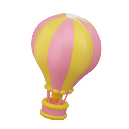 Heißluftballon  3D Icon