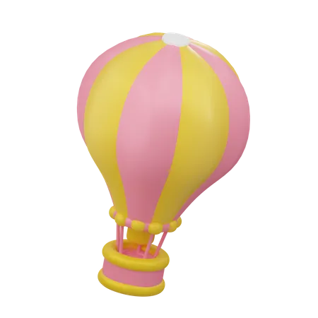 Heißluftballon  3D Icon