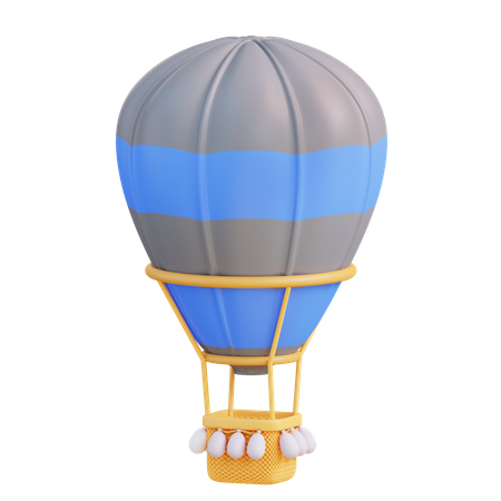 Heißluftballon  3D Icon