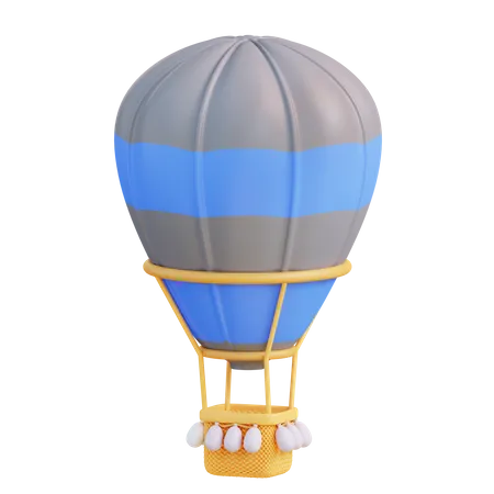 Heißluftballon  3D Icon