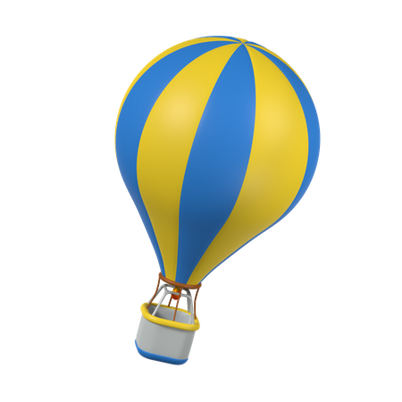 Heißluftballon  3D Icon