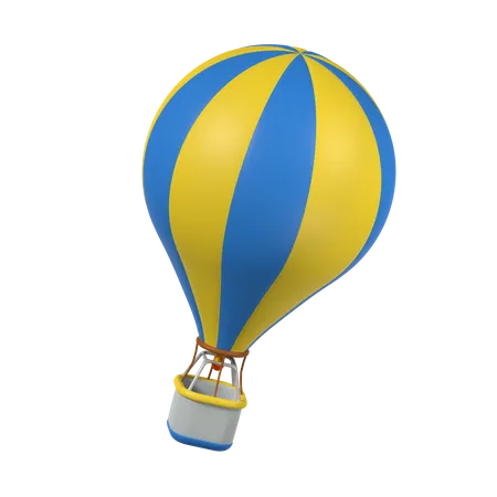 Heißluftballon  3D Icon