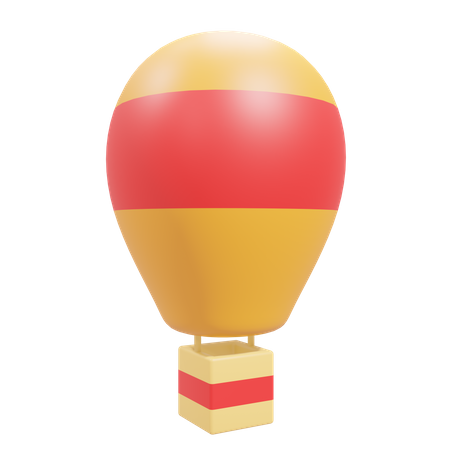 Heißluftballon  3D Icon