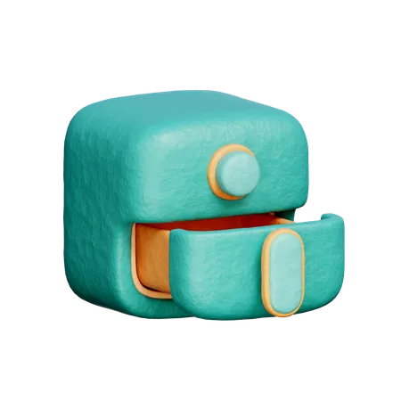 Heißluftfritteuse  3D Icon