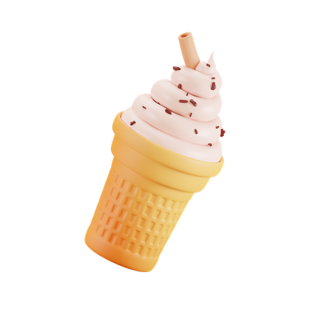 Helado  3D Icon