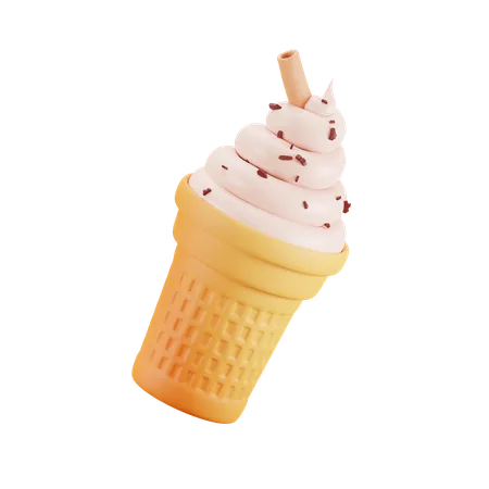 Helado  3D Icon