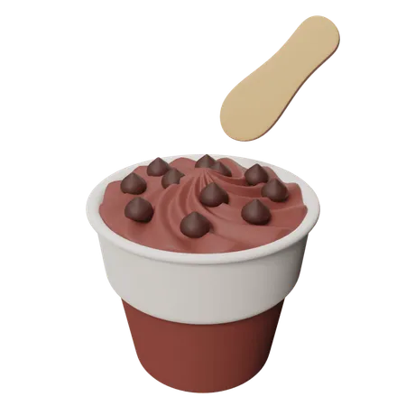 Helado  3D Icon