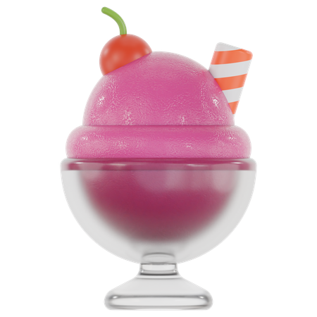 Helado  3D Icon