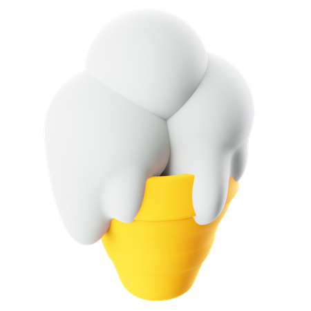 Helado  3D Icon