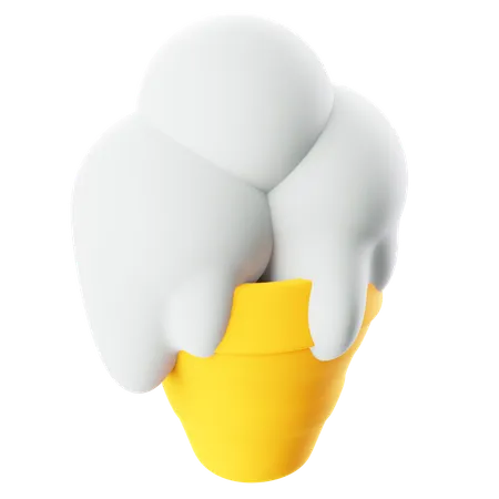 Helado  3D Icon