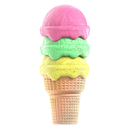 Helado  3D Icon