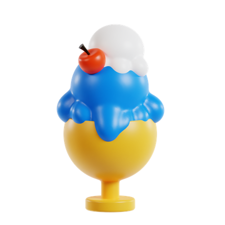 Helado  3D Icon