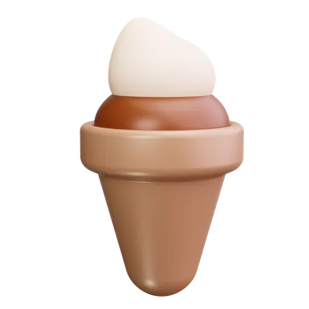 Helado  3D Icon