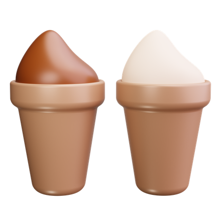 Helado  3D Icon