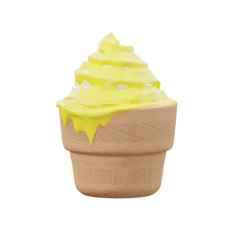 Helado  3D Icon