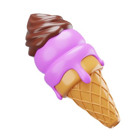 Helado  3D Icon