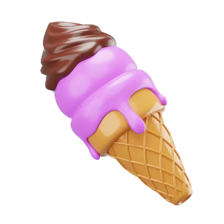 Helado  3D Icon