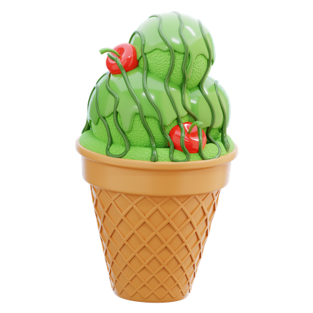 Helado  3D Icon