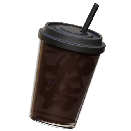 Americano helado  3D Icon