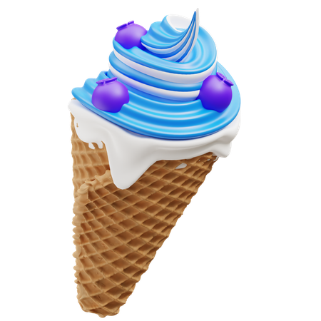 Helado de chicle  3D Icon