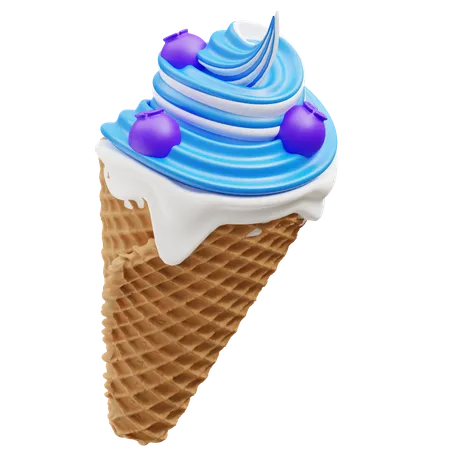 Helado de chicle  3D Icon