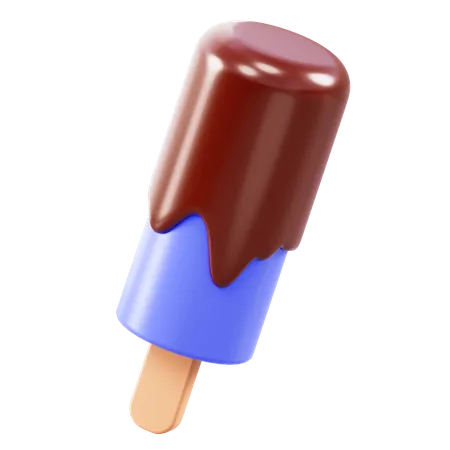 Helado de chispas de chocolate  3D Icon