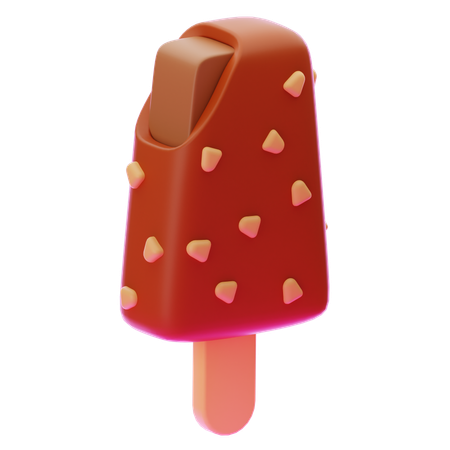 Helado de chocolate  3D Icon