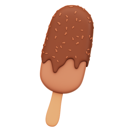 Helado de chocolate  3D Icon