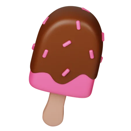 Helado de paleta  3D Icon