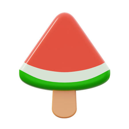 Helado de sandía  3D Icon