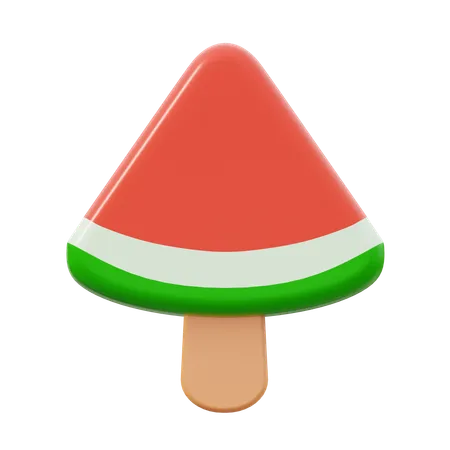 Helado de sandía  3D Icon