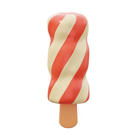 Helado retorcido  3D Icon