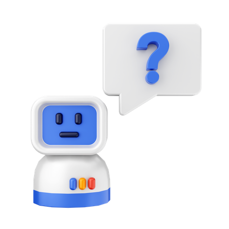 Helfender Roboter  3D Icon