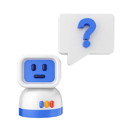 Helfender Roboter  3D Icon