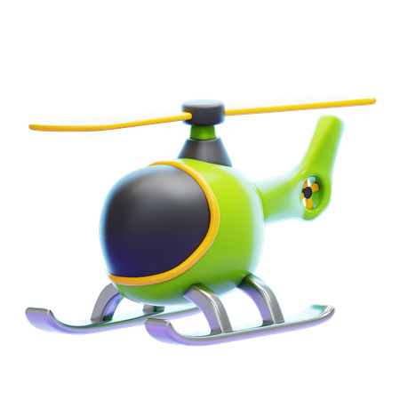 HELICOPTER  3D Icon