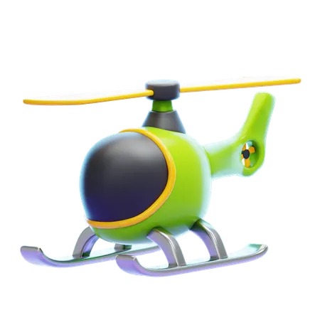 HELICOPTER  3D Icon