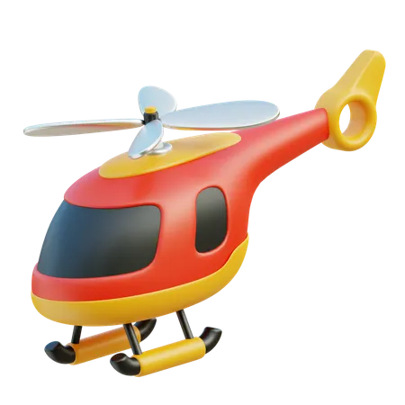 3 D Helicopter Icon 3D Icon