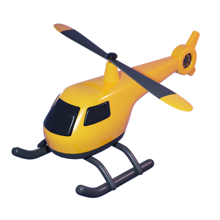 ヘリコプター  3D Icon