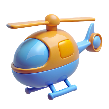 Helicopter  3D Icon