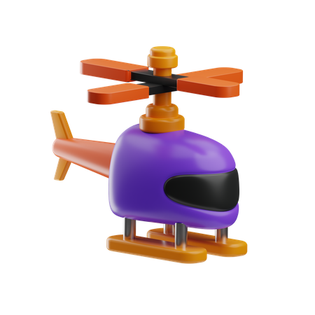 Helicopter  3D Icon