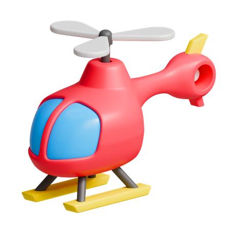 Helicopter  3D Icon