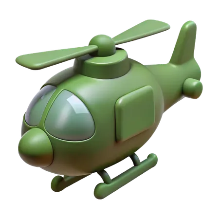 Helicopter  3D Icon