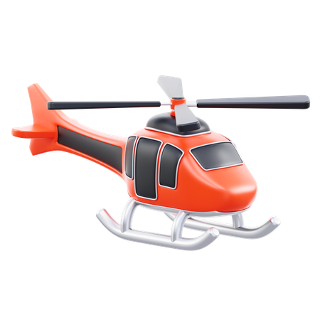 Helicopter  3D Icon