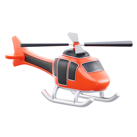 Helicopter  3D Icon