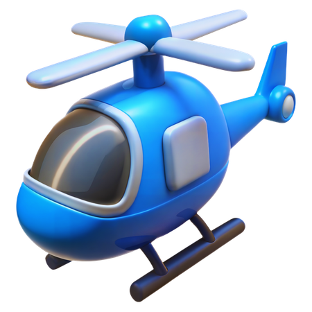 Helicopter  3D Icon