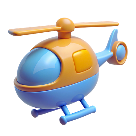 Helicopter  3D Icon