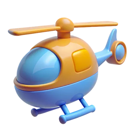 Helicopter  3D Icon