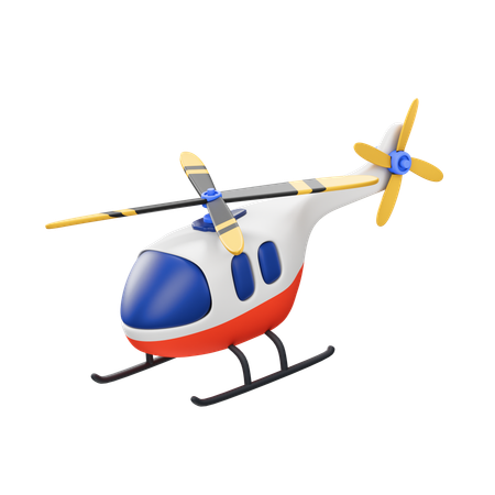 Helicopter  3D Icon