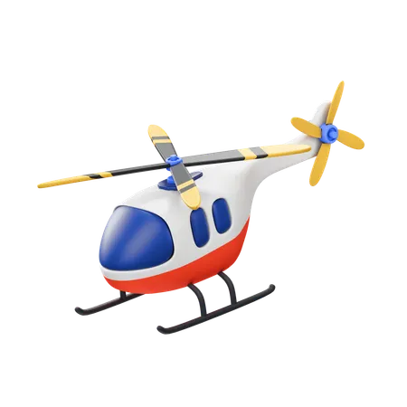 Helicopter  3D Icon