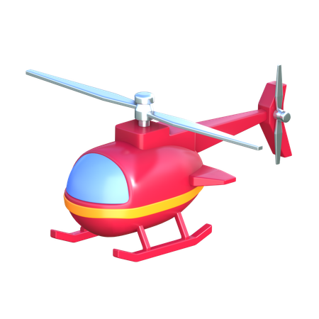 Helicopter  3D Icon